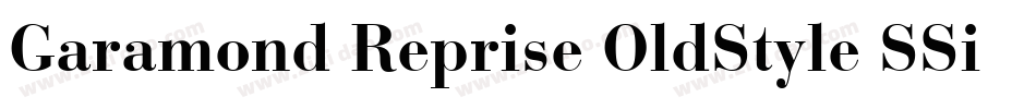 Garamond Reprise OldStyle SSi Normal字体转换